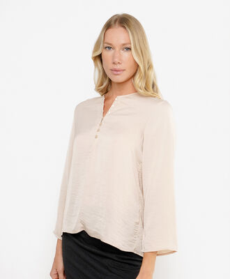 Blusa mujer botones estilo sat&iacute;n