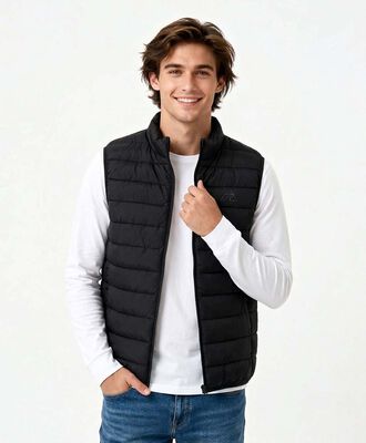 Parka hombre  sin mangas acolchada