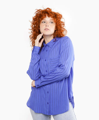 Blusa mujer casual blue