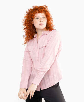 Blusa mujer bolsillos pink