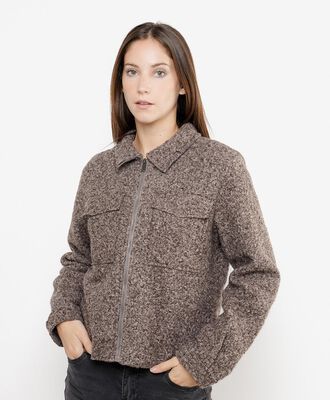 Chaqueta mujer jaspeada