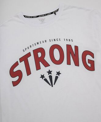 Polera deportiva mujer oversize strong