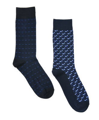 Pack 2 calcetines hombre dise&ntilde;o l&iacute;neas